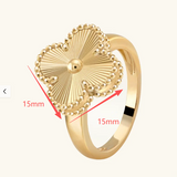 Clover Ring i Guld