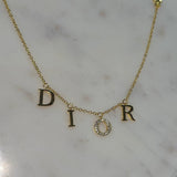 Gold CR Necklace