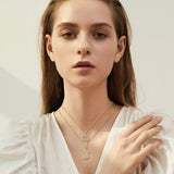 Pavé Letter Initial Necklace