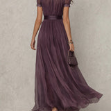 Ella | Dames Elegante Maxi Galajurk