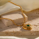 Caelus Gold Heart Necklace
