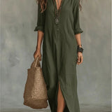 Mila | Dames Maxi Blouse Jurk
