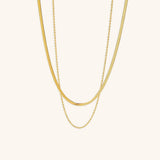 Hailey Layered Gold Chain Necklace