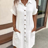 Clara | Dames Midi Blouse Jurk