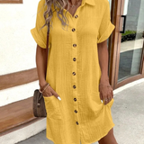 Clara | Dames Midi Blouse Jurk