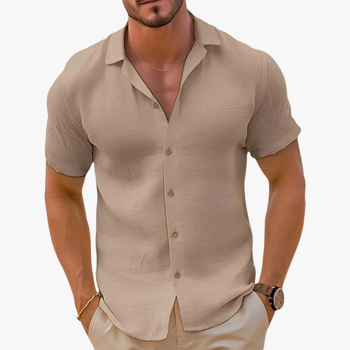 Stella | Dames Blouse met Camp Kraag