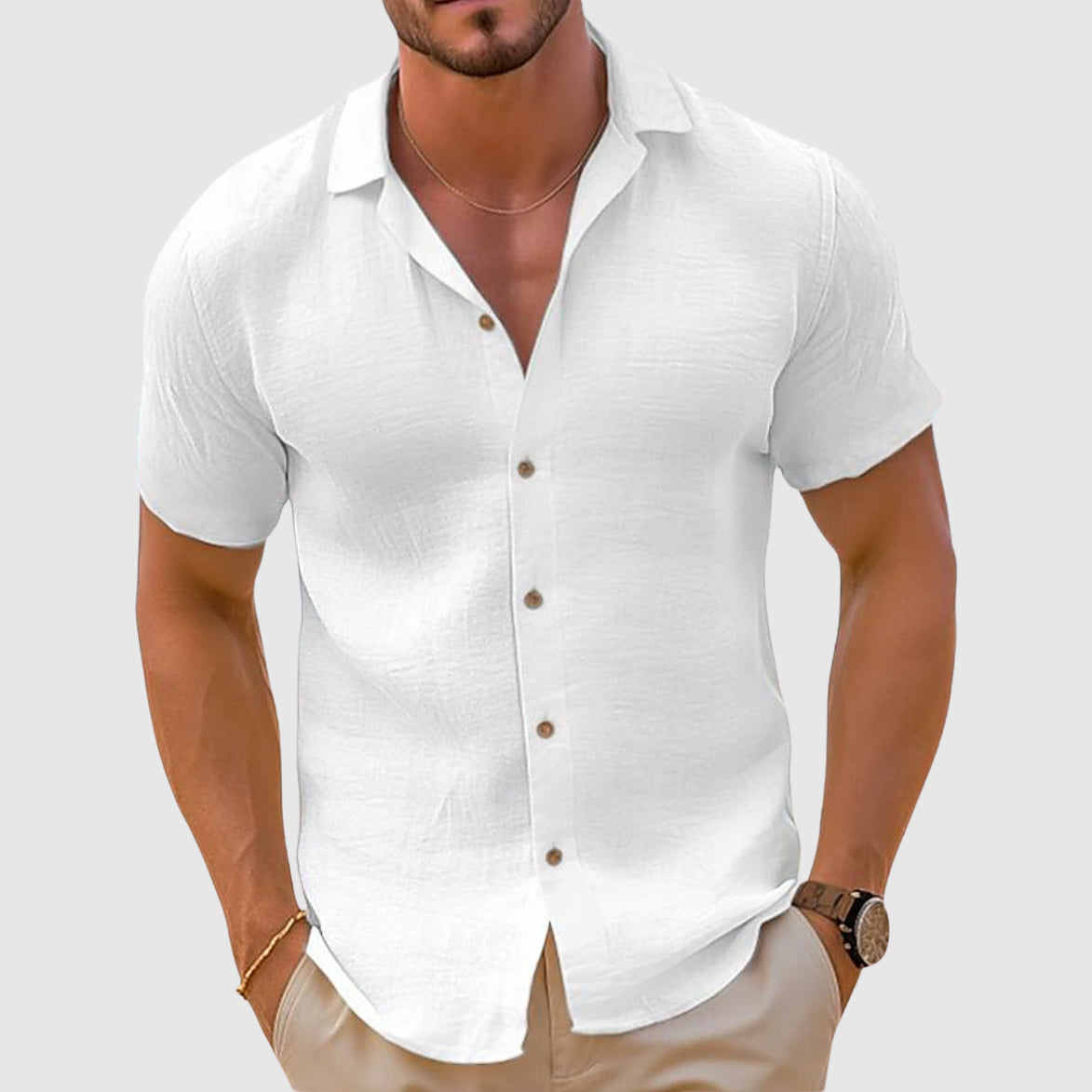 Stella | Dames Blouse met Camp Kraag
