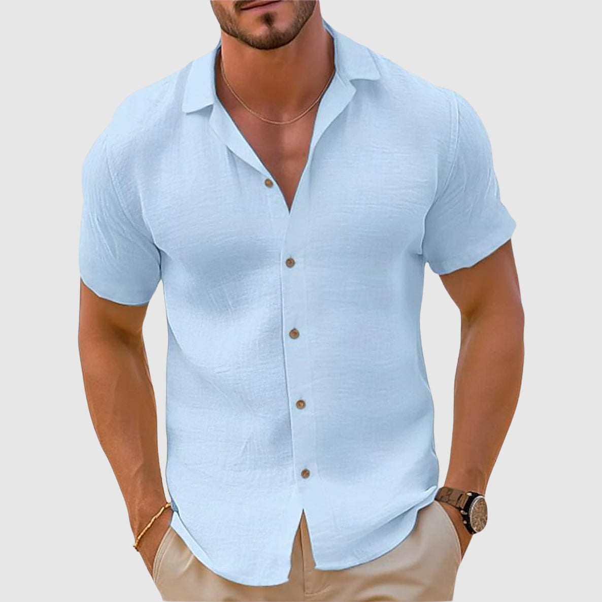 Stella | Dames Blouse met Camp Kraag
