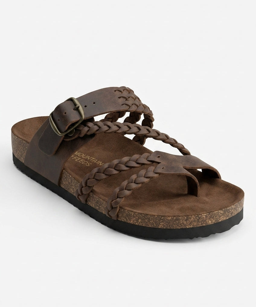 Layla | Dames Boho Sandalen met Gevlochten Bandjes