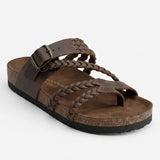 Layla | Dames Boho Sandalen met Gevlochten Bandjes
