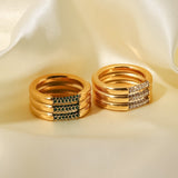 Serenity Diamond Gold Ring