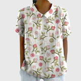 Juliet | Dames Bloemenblouse Korte Mouw