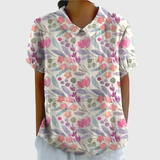 Juliet | Dames Bloemenblouse Korte Mouw
